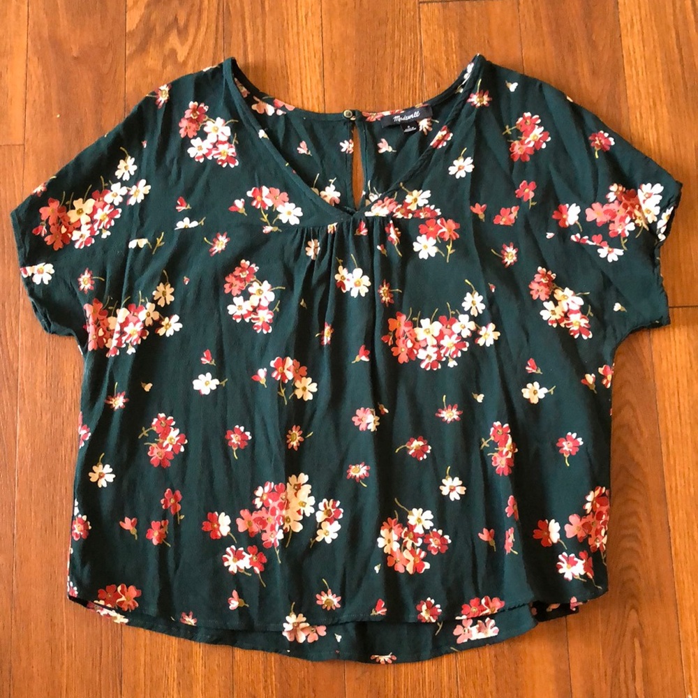 Madewell Floral Blouse (Size S)